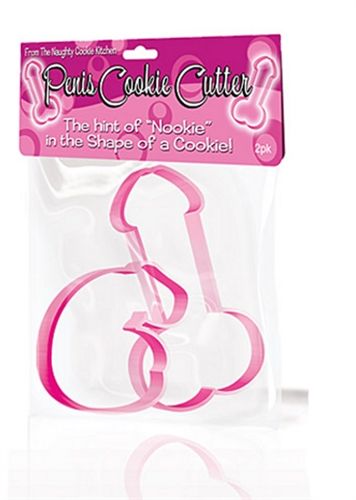 Penis Shaped Cookie Cutters 2 Pack for Bachelorette Parties Bachelor & Bachelorette Items