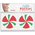 Candy Cane Edible Pasties Peppermint Flavor > Clothes > Pasties