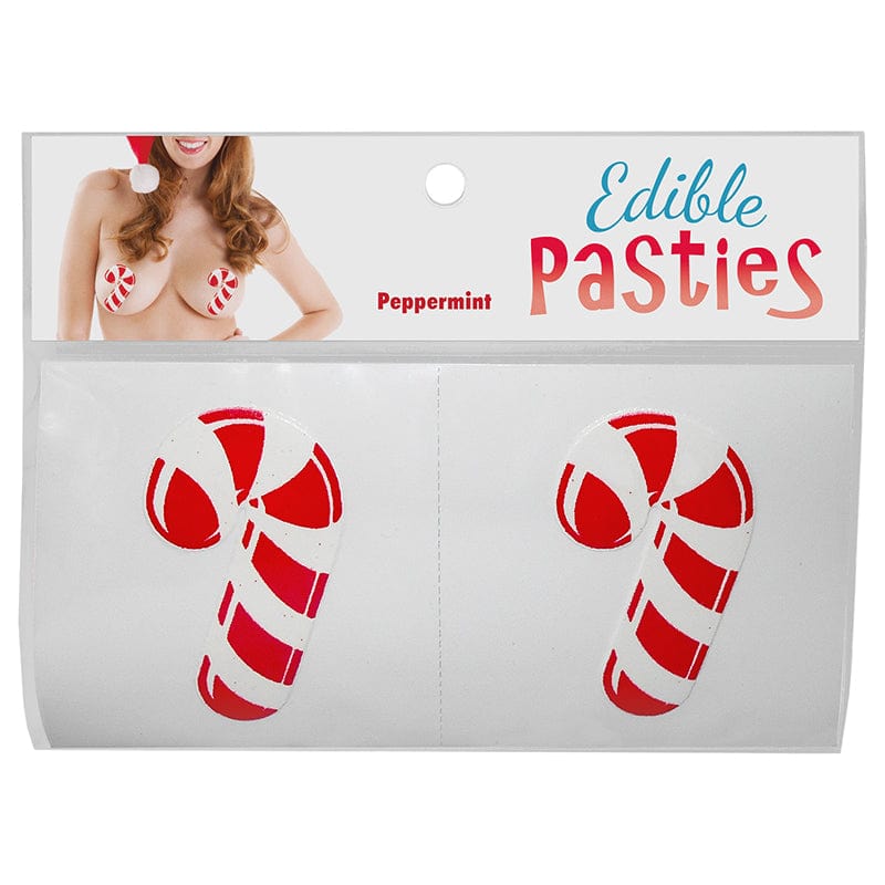 Candy Cane Edible Pasties Peppermint Flavor > Clothes > Pasties Main image