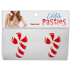 Candy Cane Edible Pasties Peppermint Flavor > Clothes > Pasties