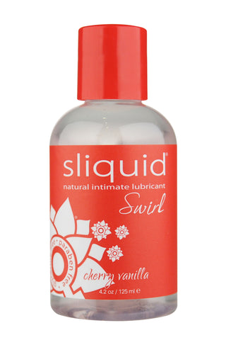 Sliquid Naturals Swirl (Blue Raspberry) – Flavored Water-Based Lubricant Flavoured Lube