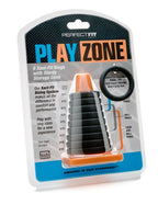 Perfect Fit Play Zone Kit Black Cock Ring Set able Fit > Cock Ring > Sets
