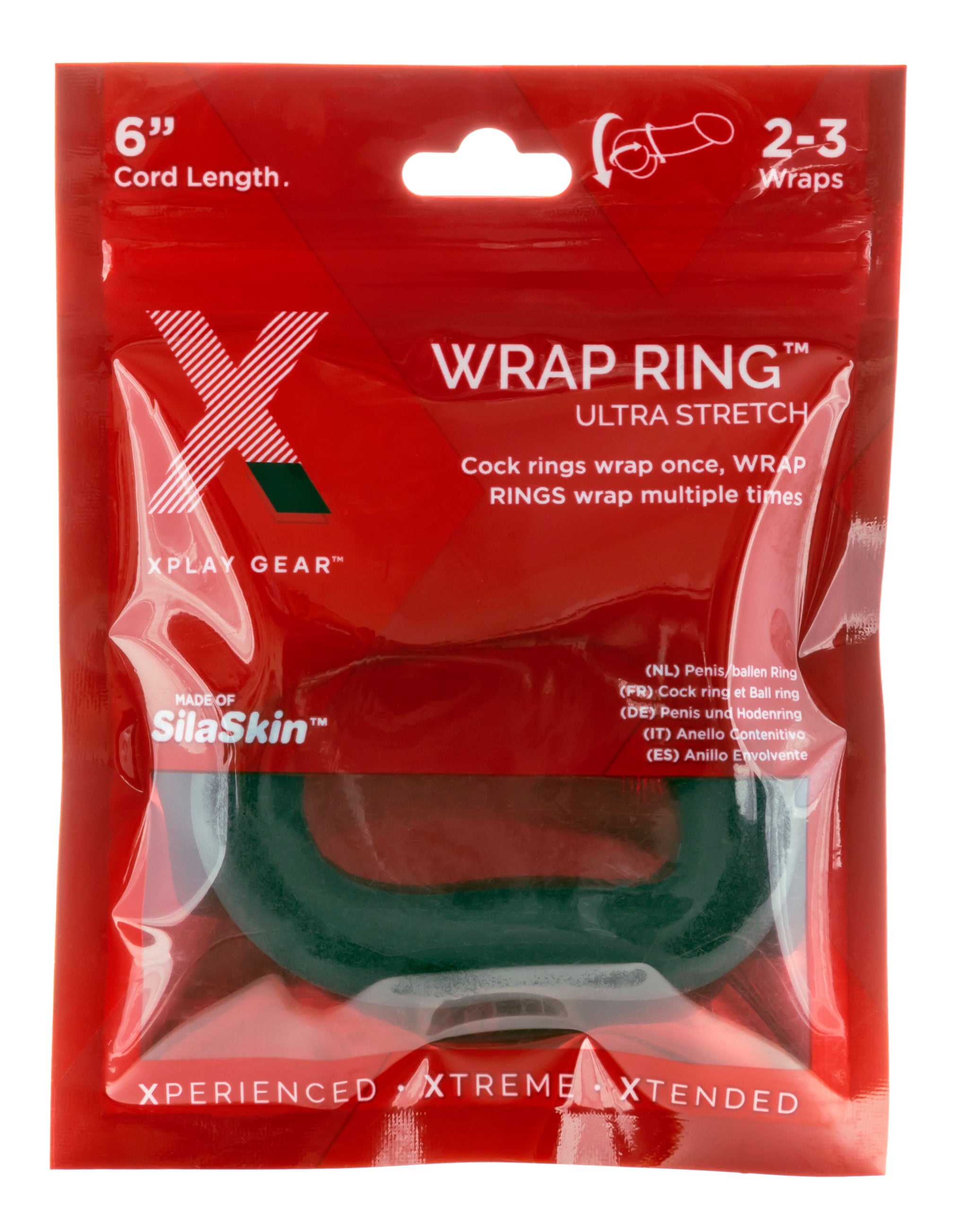 Perfect Fit XPlay 6 Inch Ultra Stretch Wrap Ring SilaSkin > Cock Ring > Single