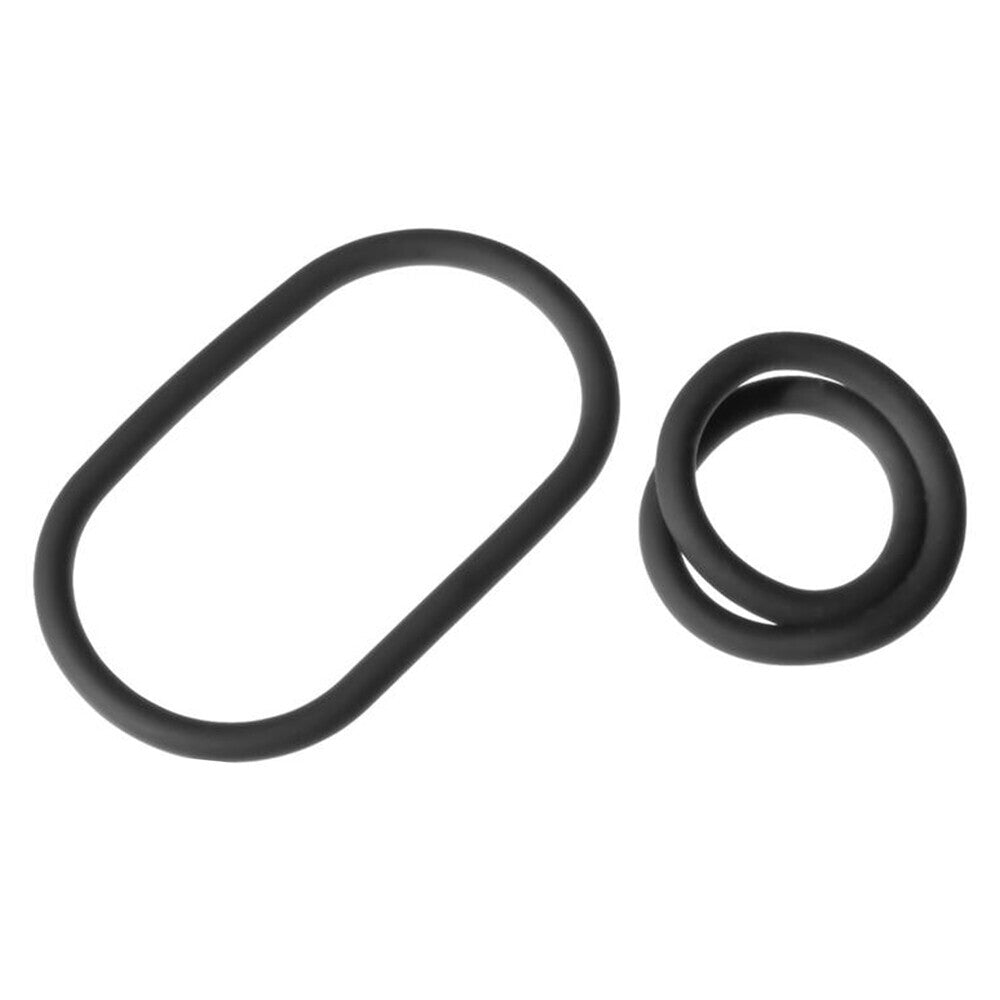 Perfect Fit XPlay Gear 9 Inch Slim Wrap Ring 2 Pack COCK RINGS
