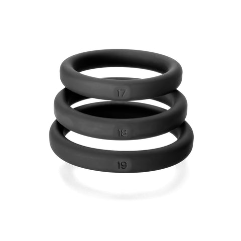 Perfect Fit XactFit Cock Ring Sizes 17 18 19 COCK RING Set