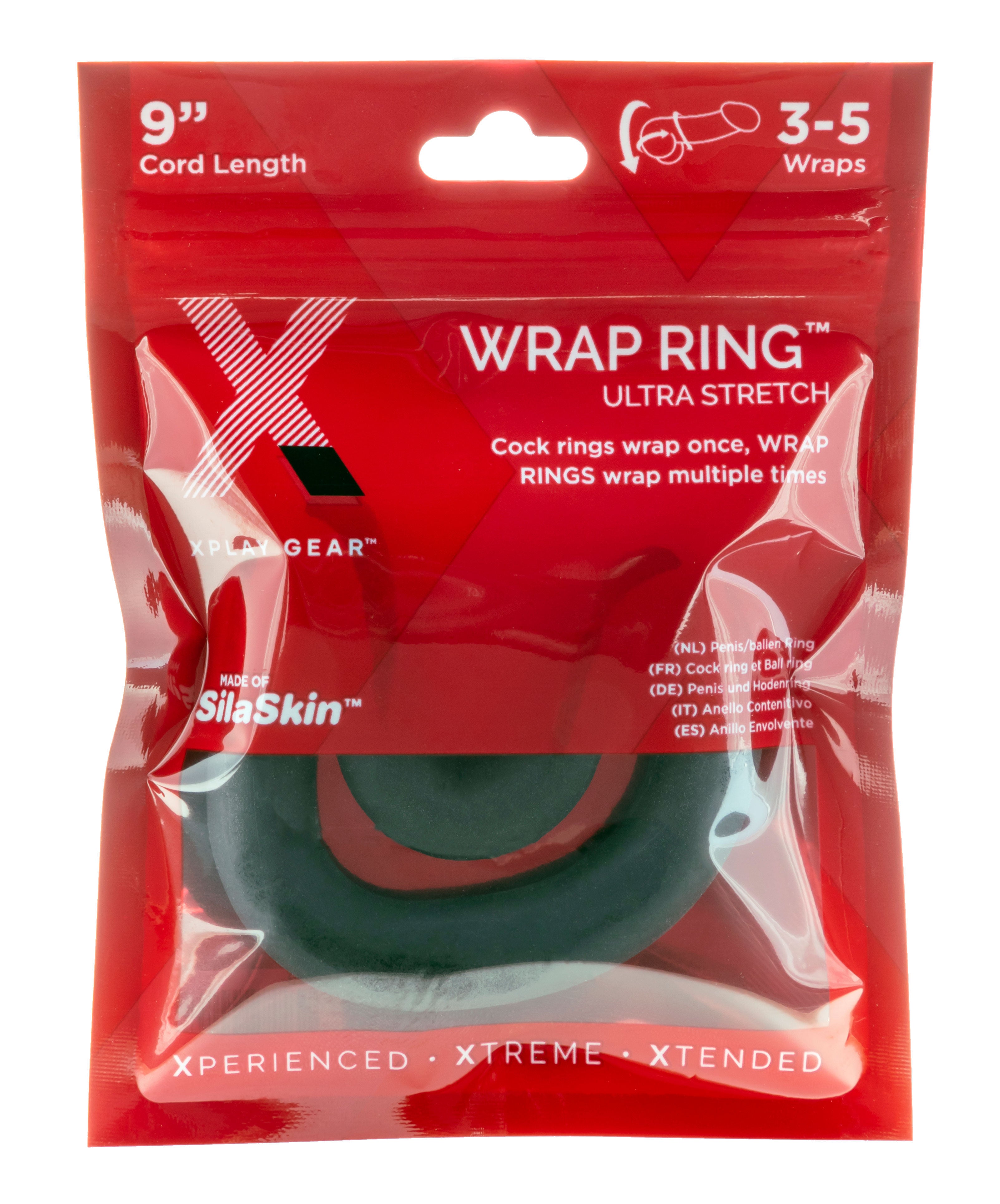 Perfect Fit Xplay 9.0 Ultra Wrap Adjustable Silicone Cock Ring > Cock Ring > Single