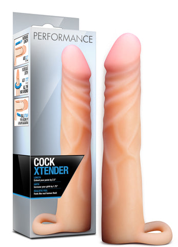 Performance Cock Xtender Beige for Increased Size and Girth Dongs Realistic