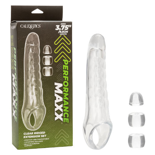 Performance Maxx Clear Extension Kit adds 3.75" inches Bonus Girth > Sex Toys For Men > Penis Sleeves Main image