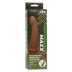 Performance Maxx Ribbed Dual Penetrator Toy Brown > Vibrators > Realistic Vibrators