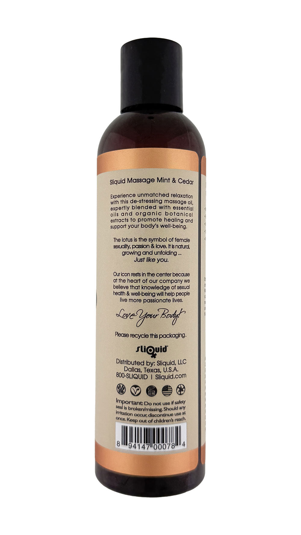 Balance Massage (Mint and Cedar) – Relaxing Massage Oil 8.5oz > Essentials > Massage Oil