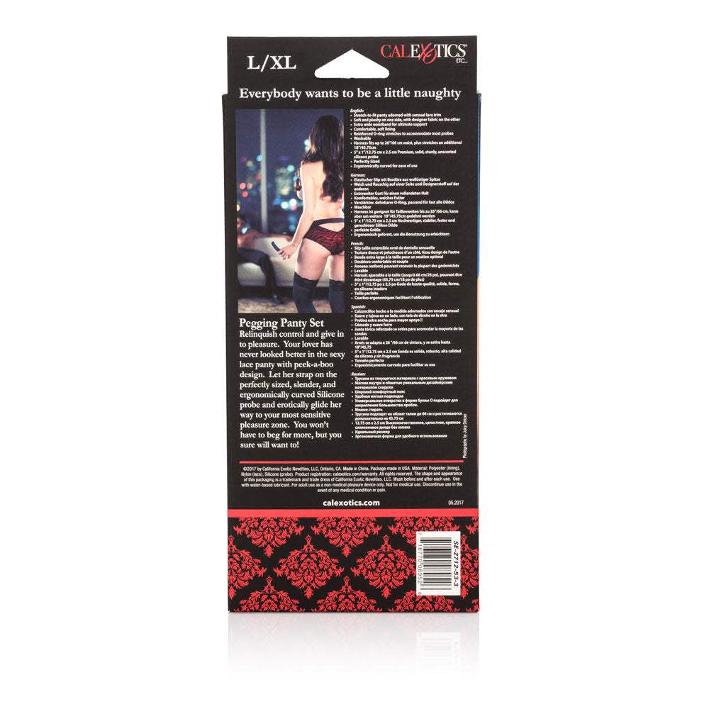 Scandal Luxurious Pegging Panty Set L/XL for Erotic Play STRAP-ONS