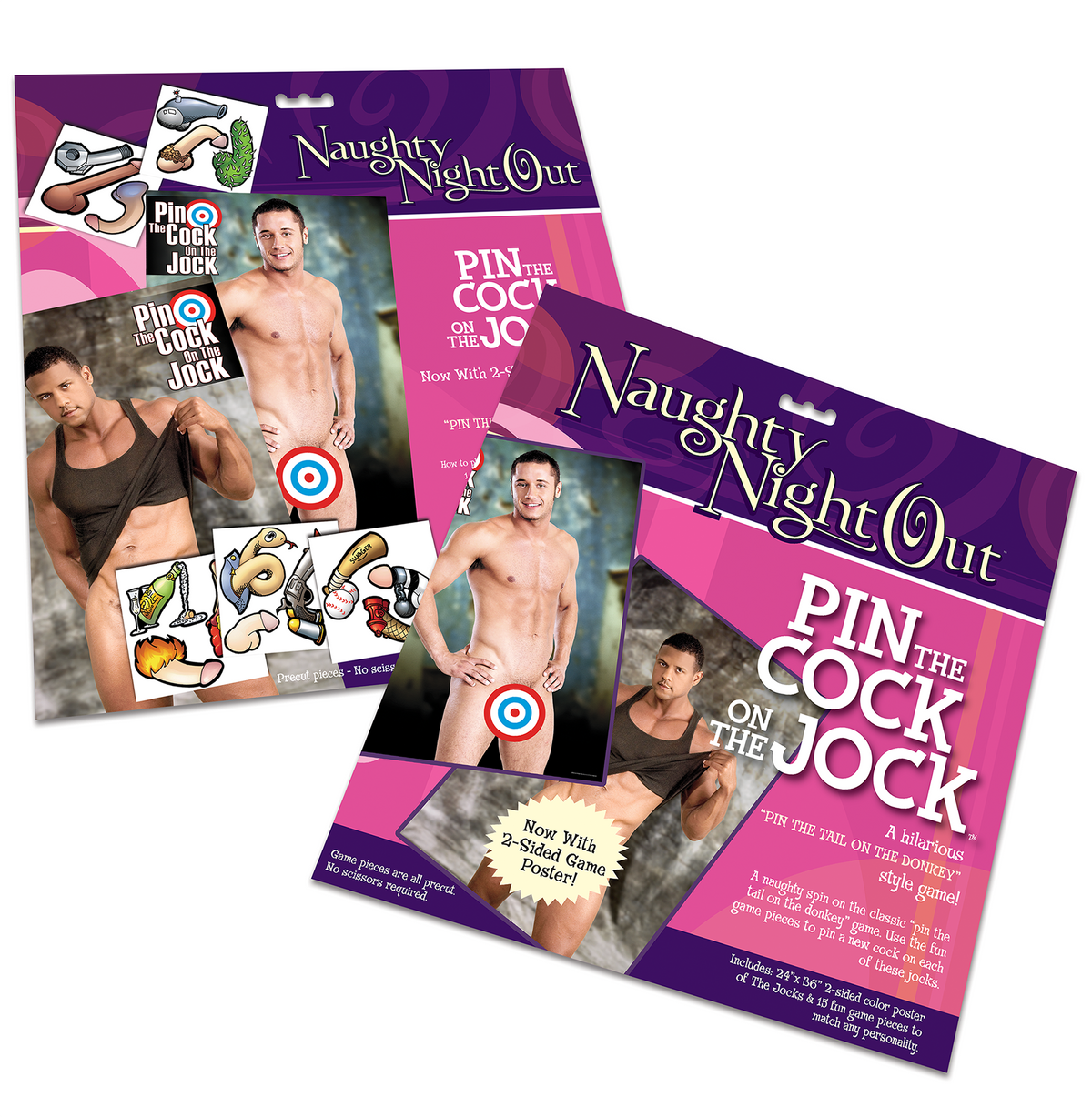 Pin The Cock On The Jock Game 24x36 Inch Party Game > Novelties > Bachelor & Bachelorette Items Main image