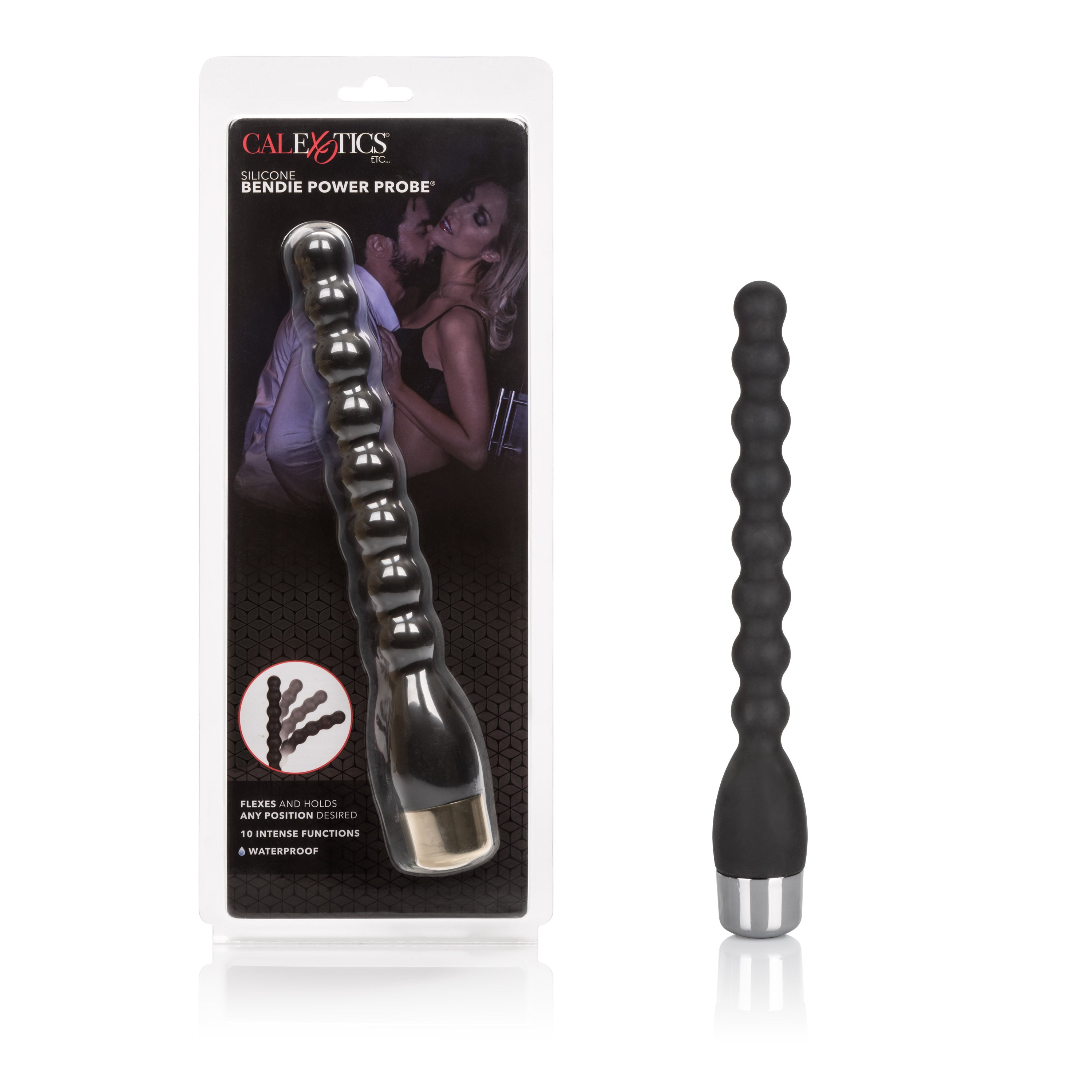 Silicone Bendable Anal Probe Vibrator for Flexible Pleasure ANAL TOYS