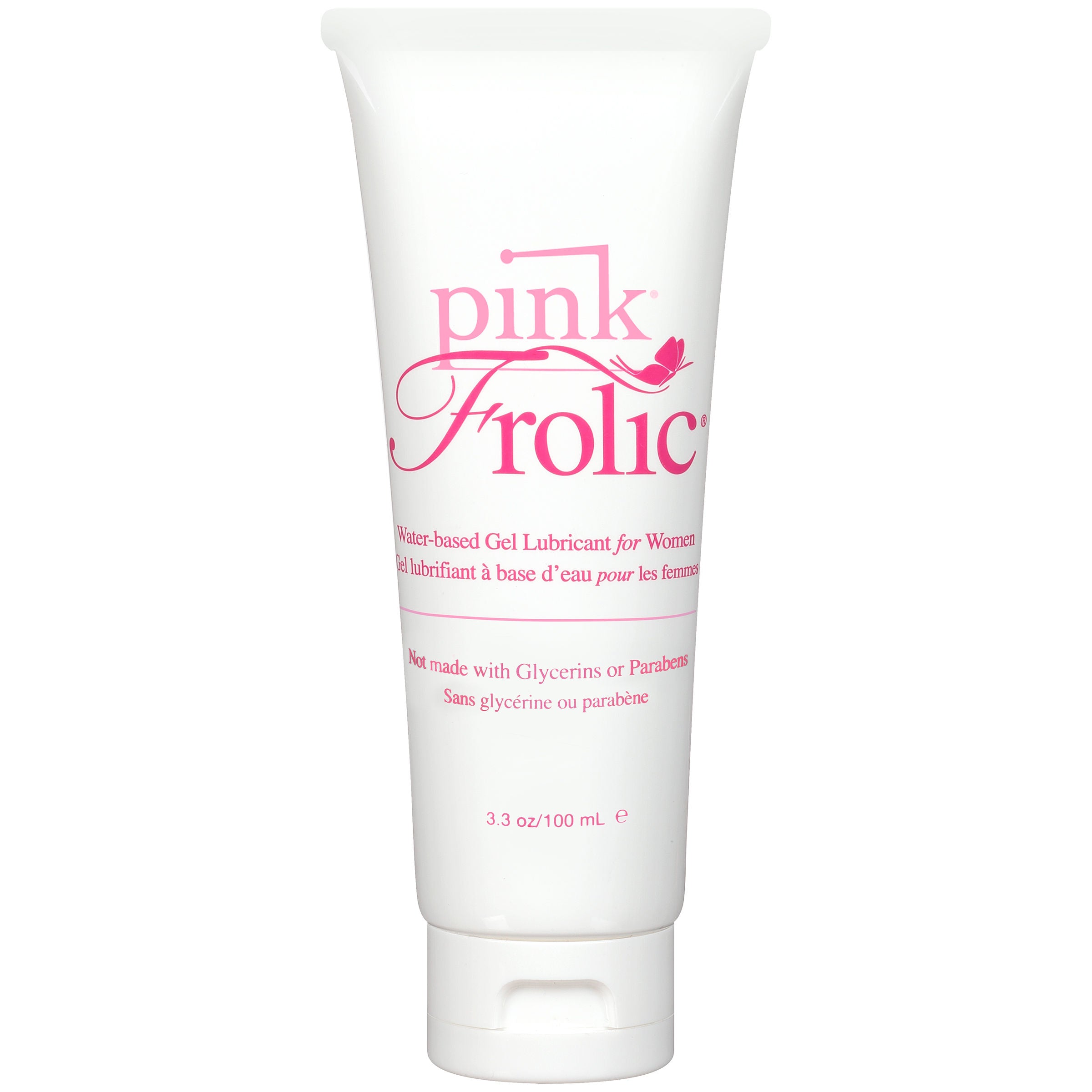 Pink Frolic Water-Based Personal Lubricant Gel 3.3 Oz Tube Speciality Lubricants
