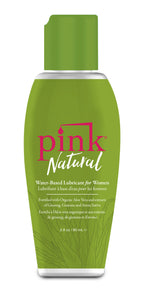 Pink Natural 4.7 Oz Water-Based Lubricant with Aloe Vera Extract > Lube > Water Based