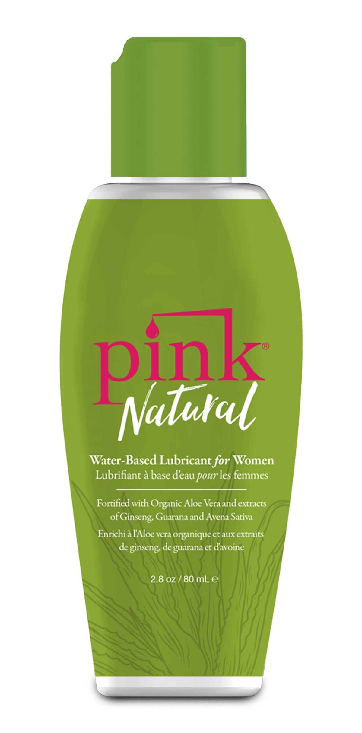 Pink Natural 4.7 Oz Water-Based Lubricant with Aloe Vera Extract > Lube > Water Based