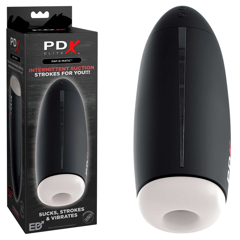 Pipedream Extreme Toys Elite Fap-O-Matic USB Rechargeable Masturbator Strokers - Auto