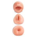 Pipedream Extreme Toyz All 3 Holes Masturbators > Sex Toys For Men > Masturbators > Manual