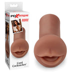 Pipedream Extreme Toyz Coed Cocksucker Brown Mouth Stroker > Sex Toys For Men > Masturbators > Manual