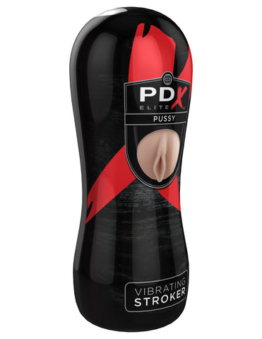 Pipedream Extreme Toyz Elite Vibrating Stroker Pussy 6.5 Inches Strokers - Auto