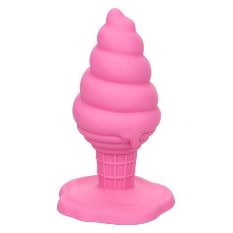 Naughty Bits Pink Ice Cream Cone Butt Plug for Adults Fun Pink Butt Plugs