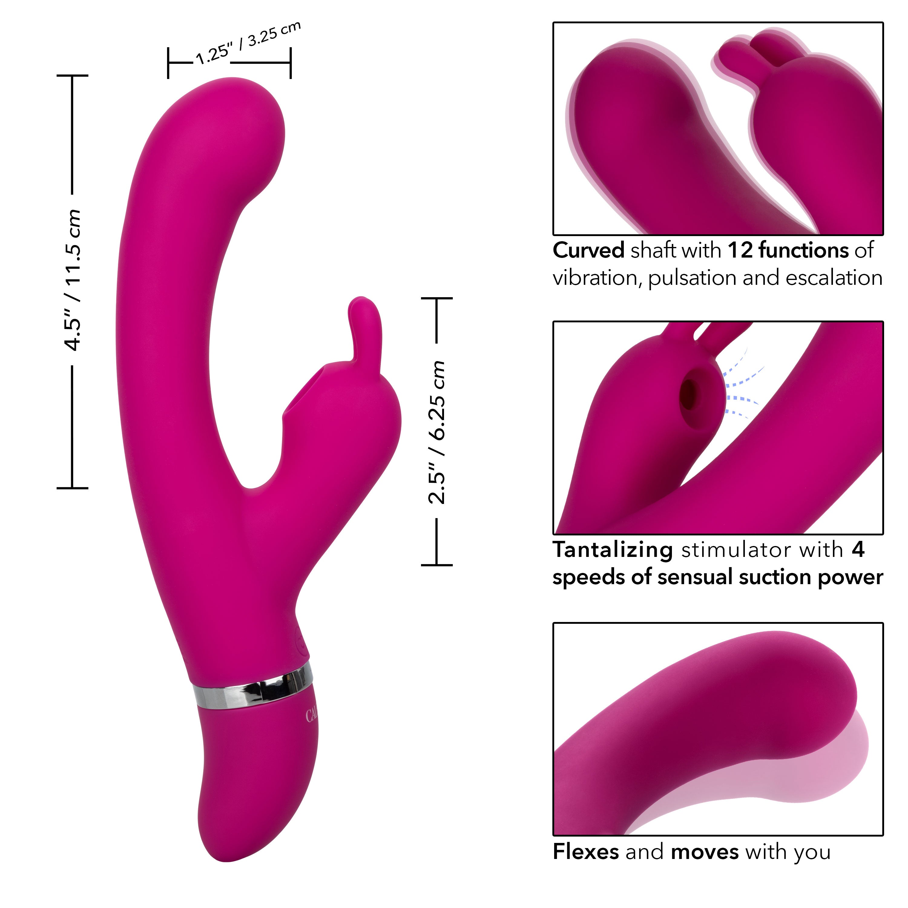 Foreplay Frenzy Bunny Kisser Vibrator VIBRATORS-RABBIT