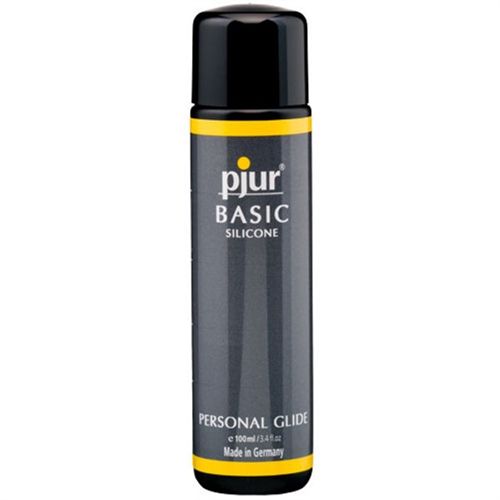 Pjur Basic Silicone Personal Lubricant 3.4 Fl Oz Long-Lasting Silicone Lubricant