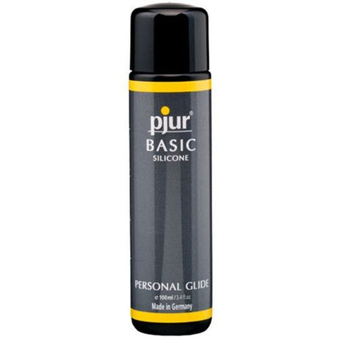 Pjur Basic Silicone Personal Lubricant 3.4 Fl Oz Long-Lasting Silicone Lubricant