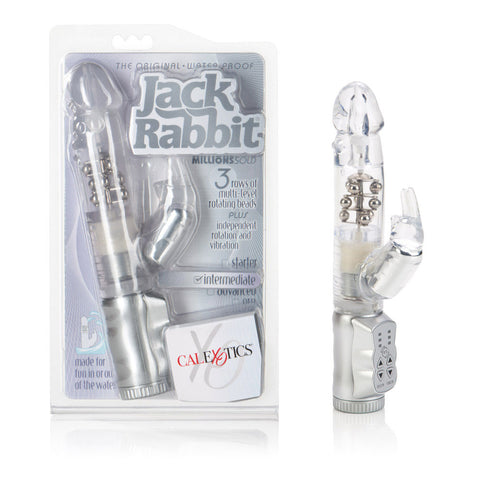 Waterproof Jack Rabbit Floating Beads - Blue VIBRATORS-RABBIT