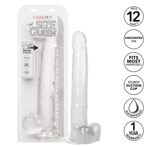 Size Queen 12 Inch Realistic Dildo – Firm 30.5 Cm Dildo > Dildos > Large Dildos