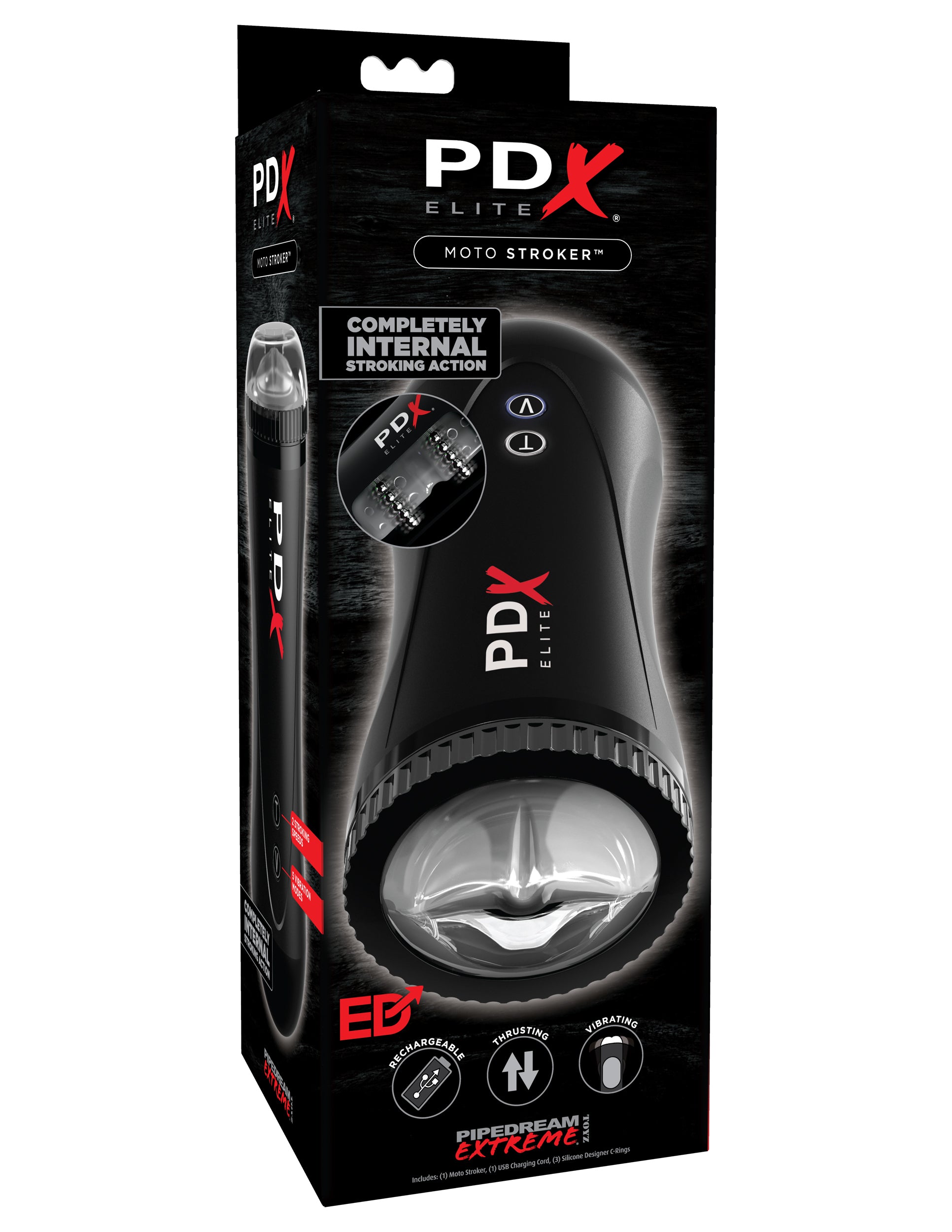 Pipedream Extreme Toyz Elite Moto Stroker Powered Masturbator Strokers - Auto