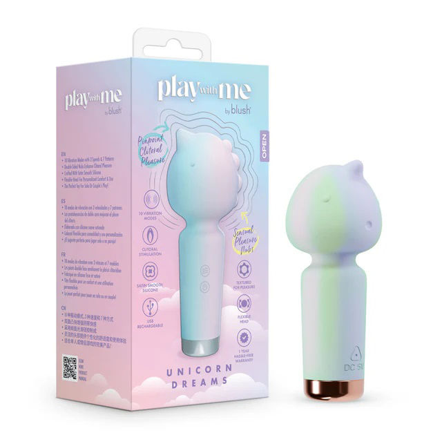 Play With Me Unicorn Dreams Wireless Clitoral Vibrator Toy > Sex Toys For Ladies > Clitoral Vibrators and Stimulators