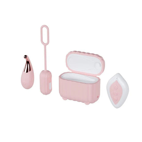 Play With Me Wanderlust Pink Vibrator With Charging Case Finger Stimulator