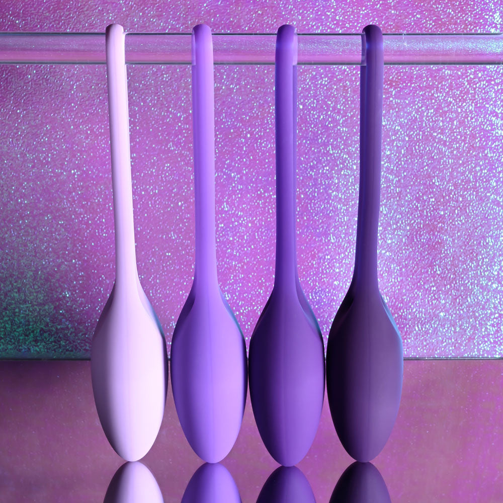 Playboy Pleasure Put In Work Kegel Ball Set – 4-Piece Pelvic Floor Exercise Kit > Sex Toys For Ladies > Kegel Exercise