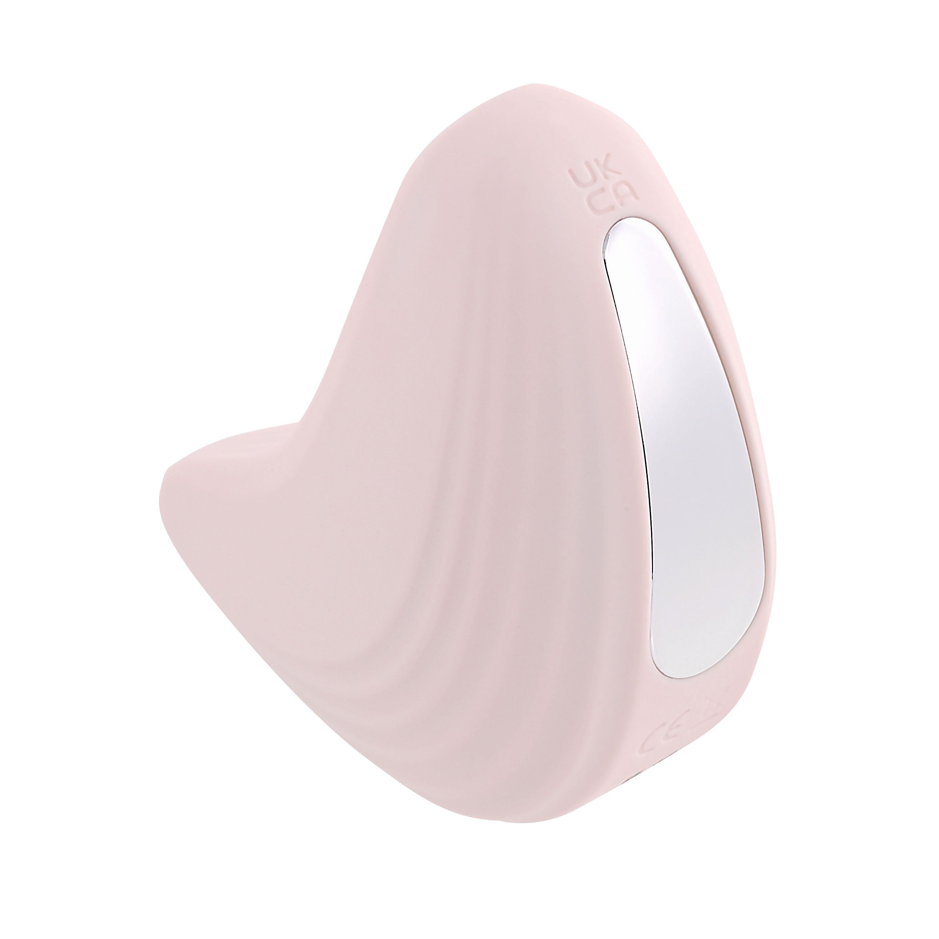 Playboy Pleasure Palm Vibrator In Soft Light Pink Silicone Vibrators