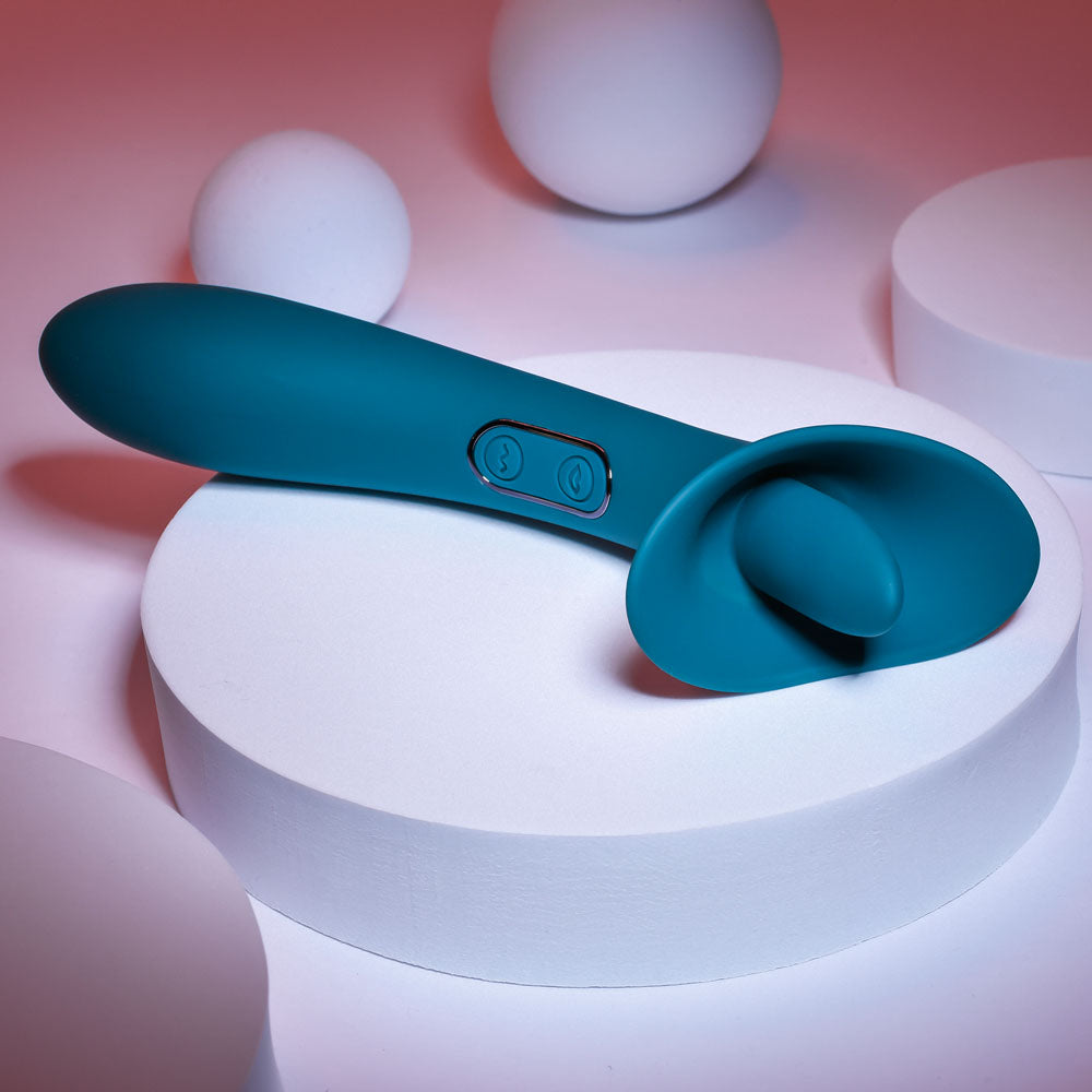 Playboy Pleasure True Indulgence (Teal) – Rechargeable Vibrator STIMULATORS