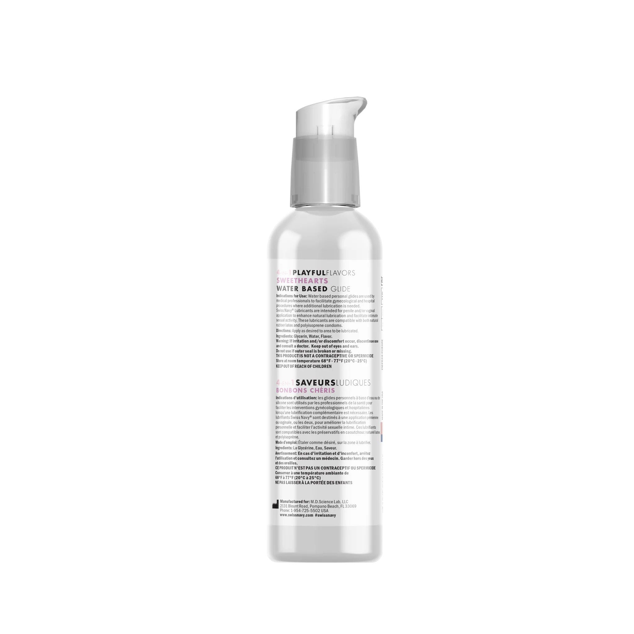 Playful Flavors Sweethearts Limited Edition 4 Oz Personal Lubricant Flavoured Lube