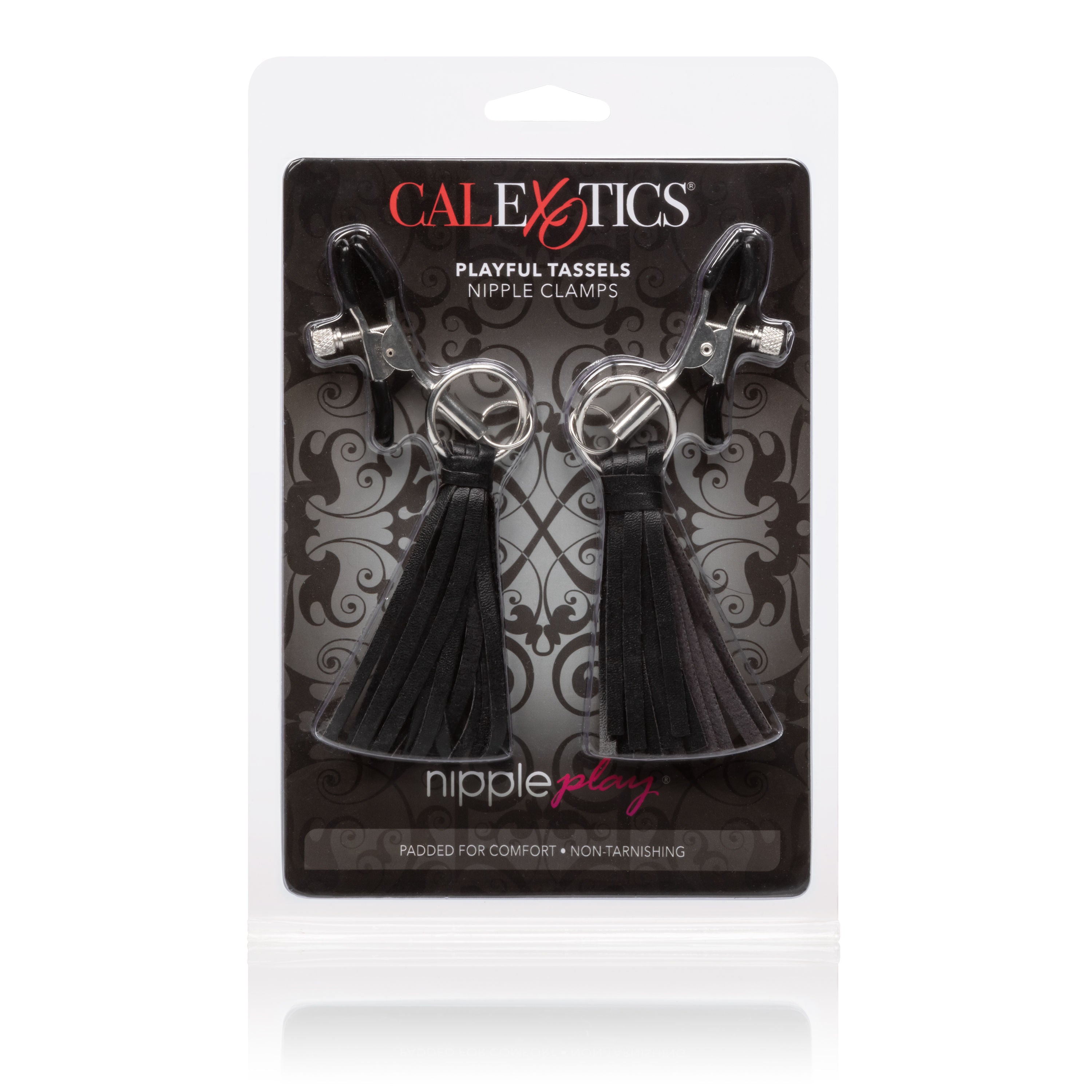 CalExotics Playful Tassels Nipple Clamps – Sensory Adult Intimacy Accessory > Sex Toys > Nipple Clips