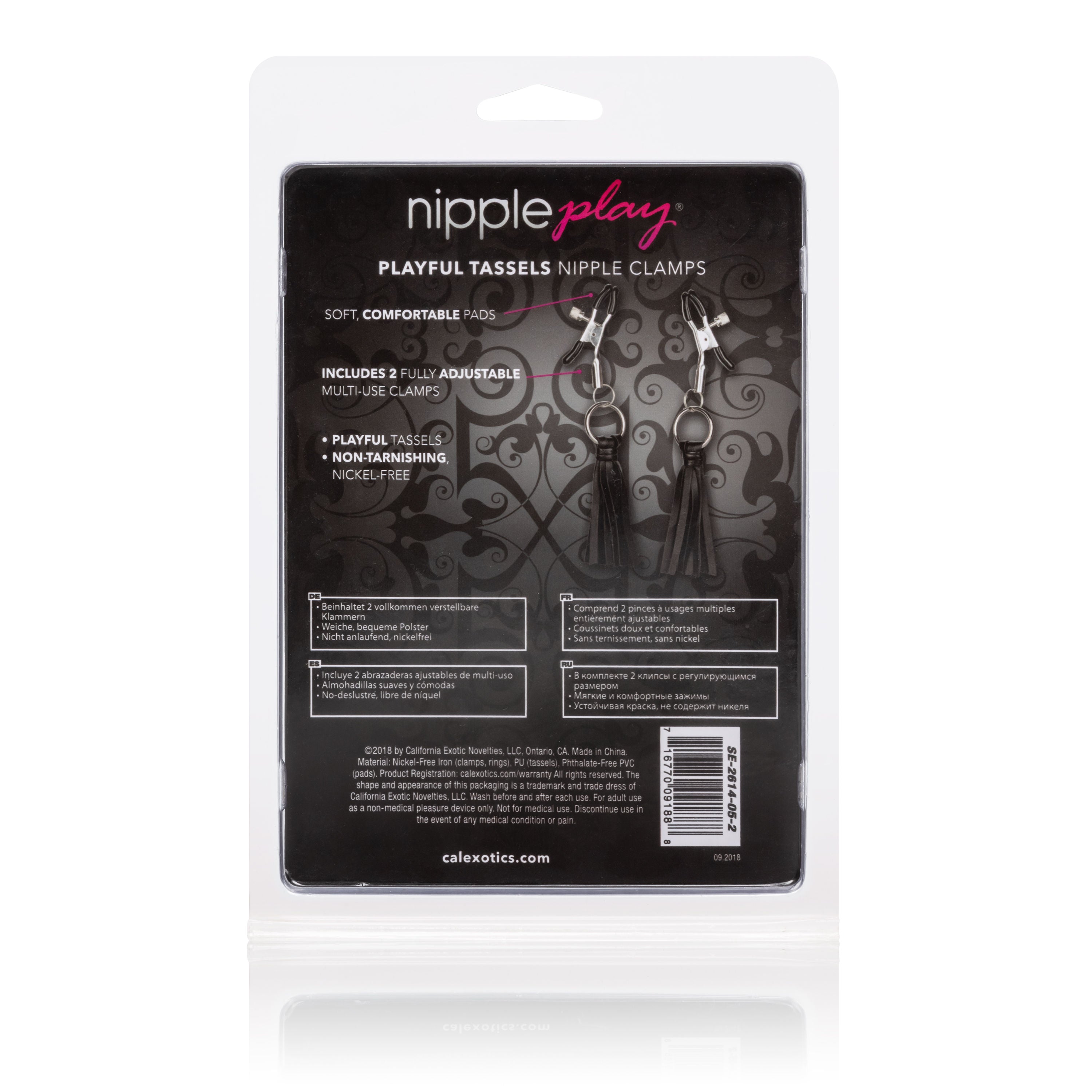 Playful Tassels Nipple Clamps for Sensual Adult Intimacy Play Nipple Clamps