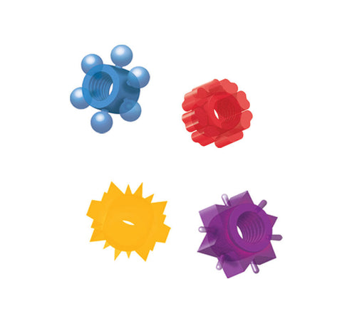 Pleasure Stars Jelly Cock Rings Set with Soft Stretchy Silicone Cock Rings Vibrating