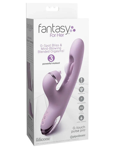 Fantasy For Her G Touch Pulse Pro – Rabbit Vibrator Purple > Vibrators > Ladies > Rabbit