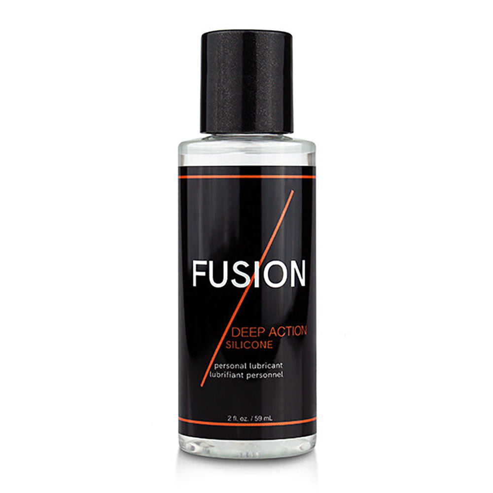 Fusion Deep Action Silicone Personal Lubricant Pump Bottle 2 Oz Default Title Silicone Lubricant