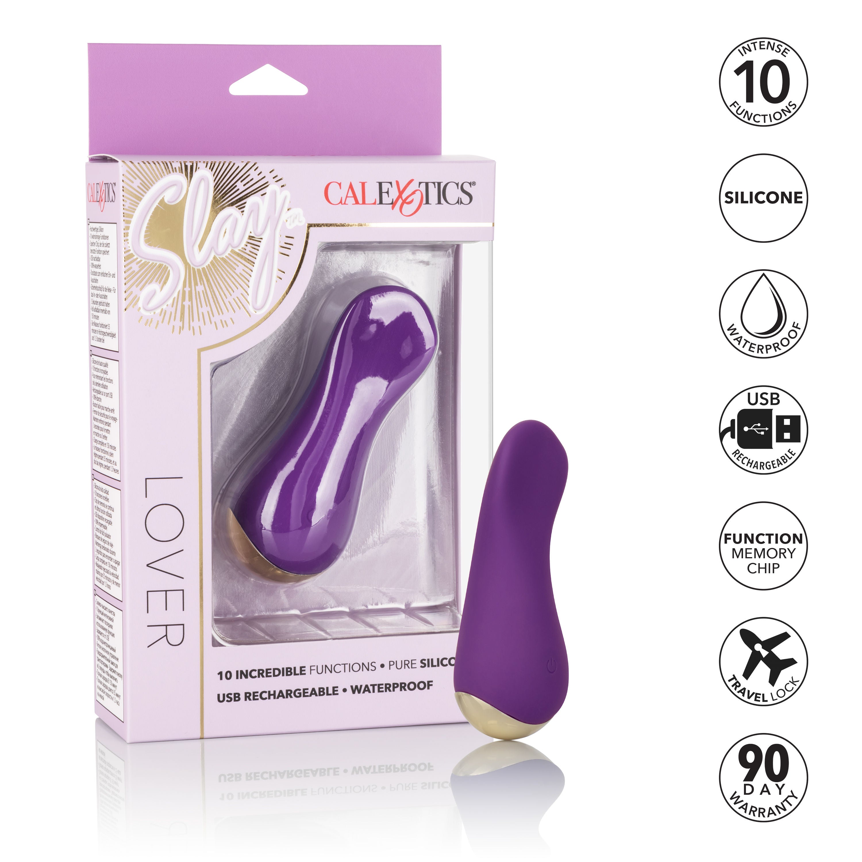 Slay Lover Mini Clitoral Vibrator Palm Size Wireless Massager Finger Stimulator