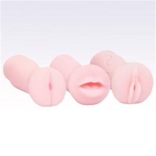 Pocket Pink Realistic Masturbator 3 Pack for Male Pleasure Masturbation Aids for Males