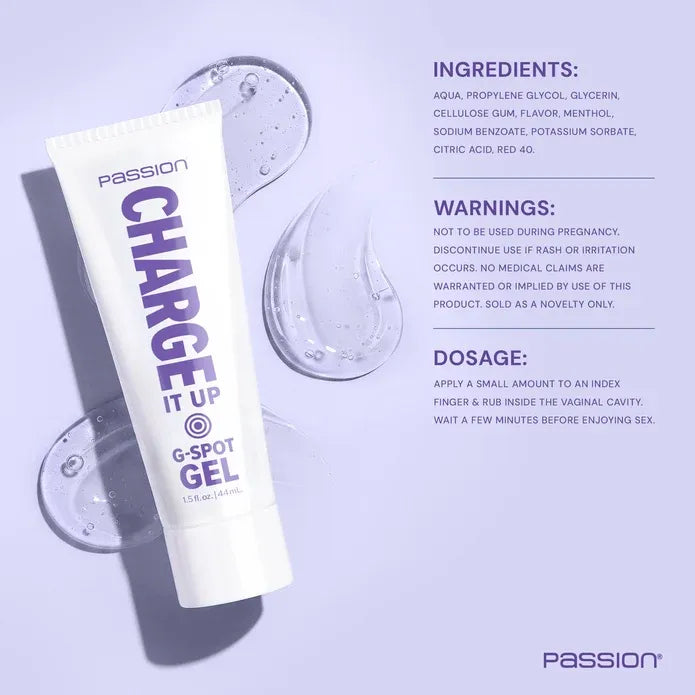 Passion Charge It Up G-Spot Gel – 1.5oz Gel > Essentials > Womens Enhancers