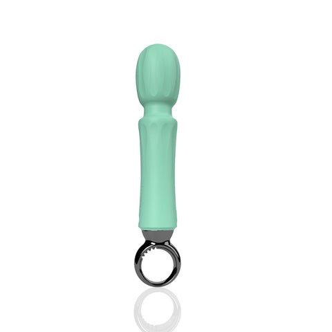 Primo Wand Rechargeable Vibe by Screaming O in Kiwi Color Vibrators