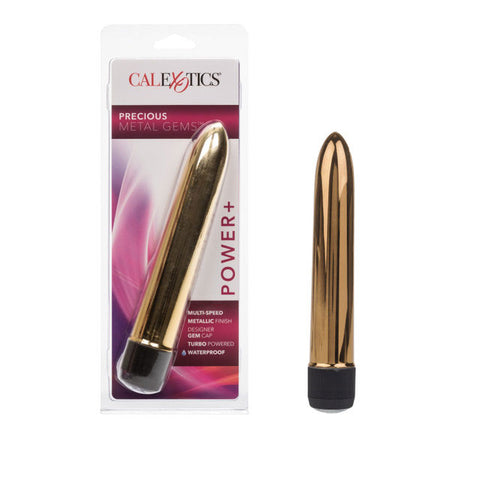 Precious Metal Gems 6.75 Inch Bronze Adult Intimacy Massager Vibrators