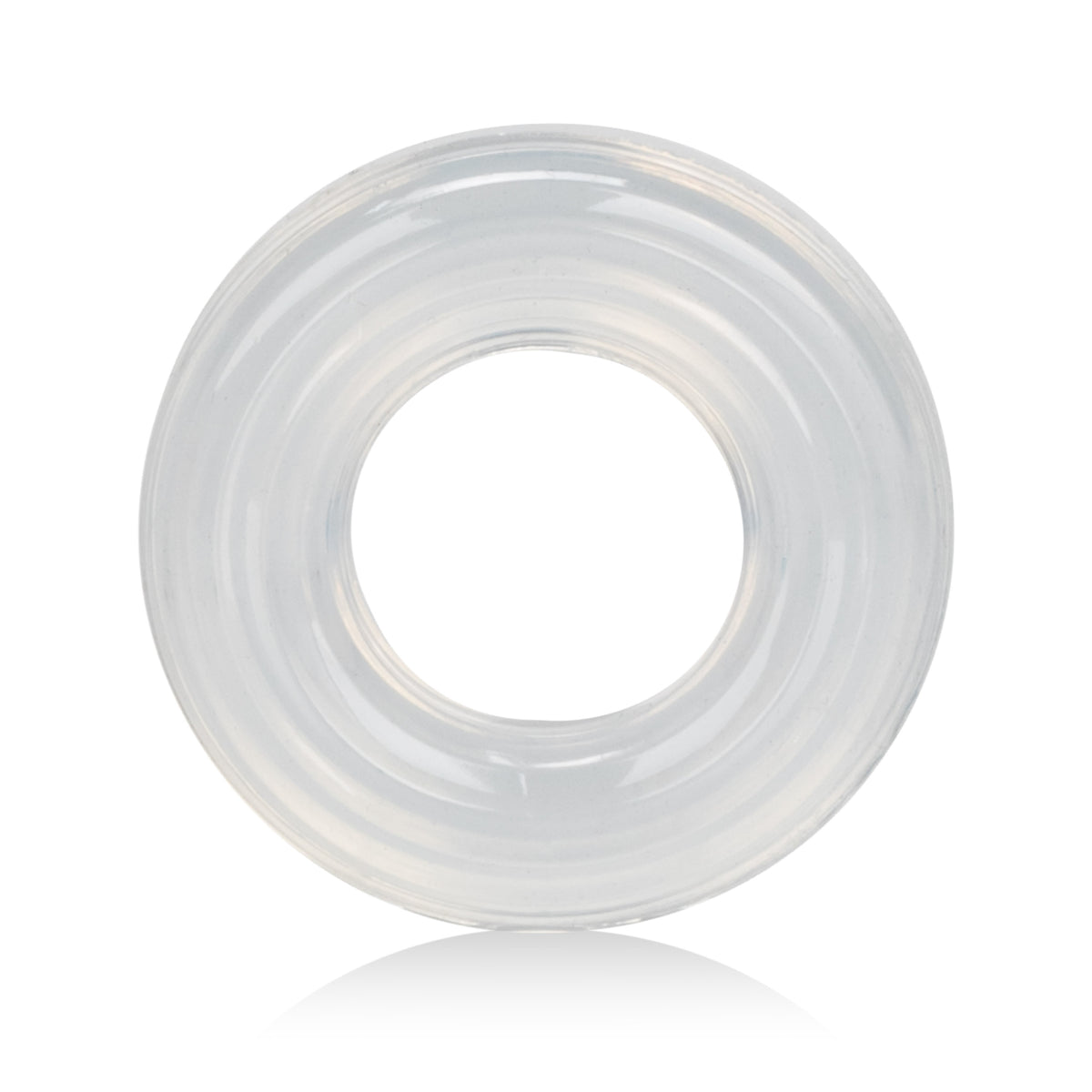Premium Silicone Ring Large Clear 1.7 Inch Stretchy Support Enhancer > Cock Ring > Single
