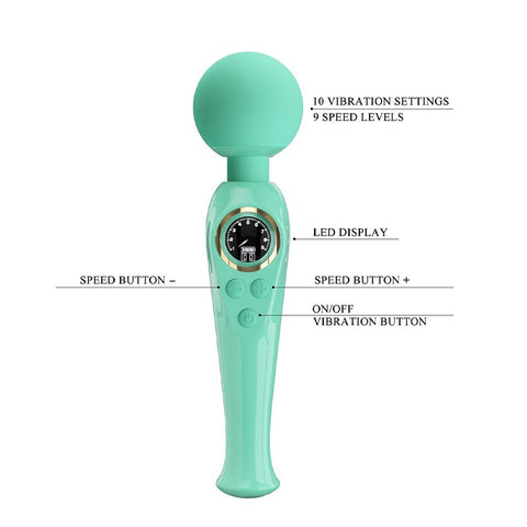 Pretty Love Skyler Wand With LED Display Electric Massager