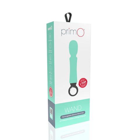 Primo Wand Rechargeable Vibe by Screaming O in Kiwi Color Vibrators